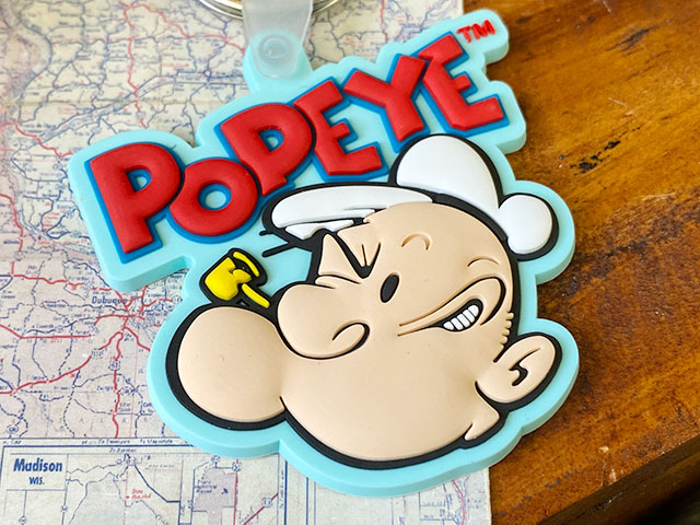 ポパイ オフィシャルラバーキーホルダー （フェイス）の通販・販売