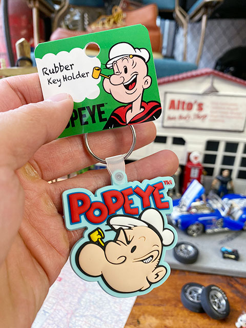 ポパイ オフィシャルラバーキーホルダー （フェイス）の通販・販売