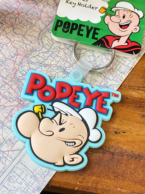 ポパイ オフィシャルラバーキーホルダー （フェイス）の通販・販売