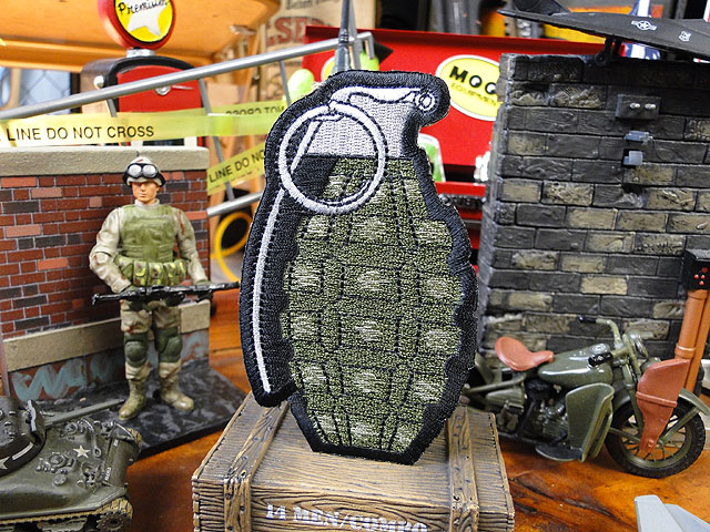 手榴弾 ミリタリーワッペンの通販・販売 | アメリカ雑貨のテーマパーク