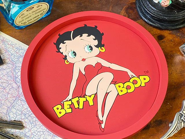 ベティ・ブープ ラバートレイ （レッド/ラウンド）の通販・販売