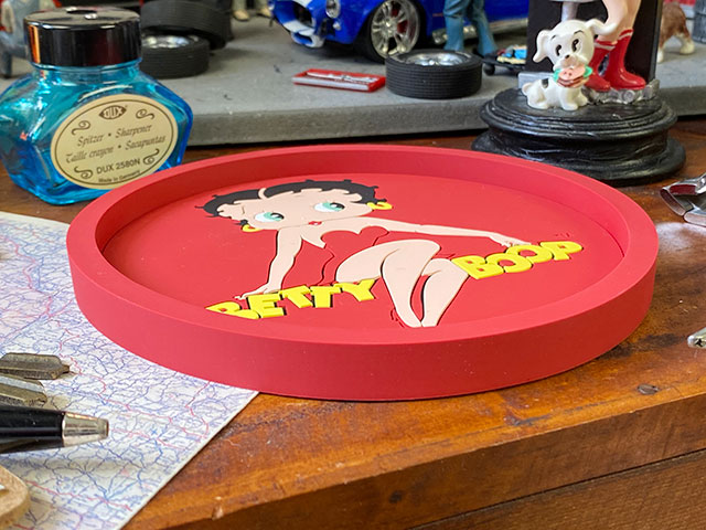 ベティ・ブープ ラバートレイ （レッド/ラウンド）の通販・販売