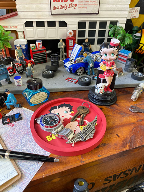 ベティ・ブープ ラバートレイ （レッド/ラウンド）の通販・販売