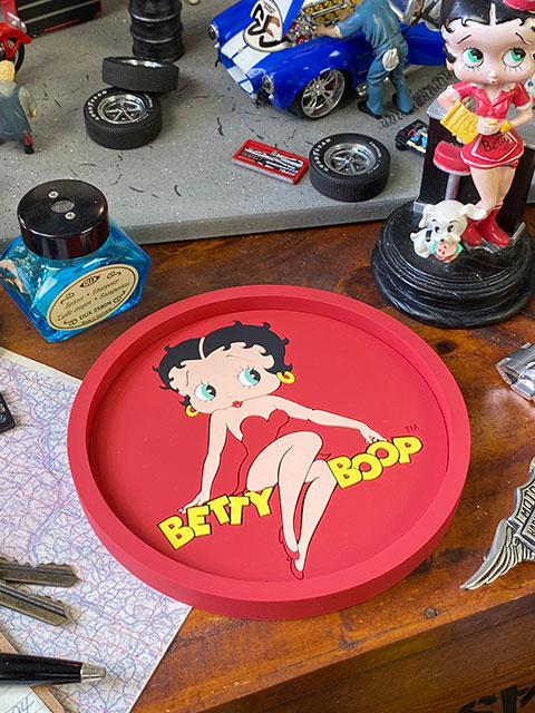 ベティ・ブープ ラバートレイ （レッド/ラウンド）の通販・販売