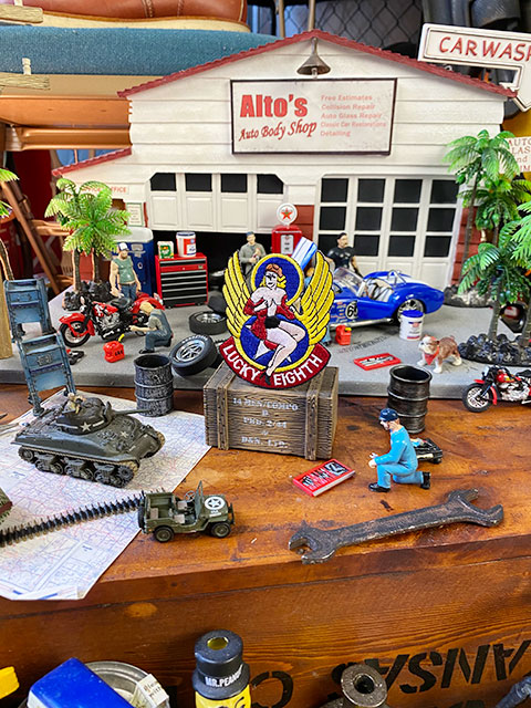 第二次大戦頃　実物　珍品　米陸軍バッグ　ピンナップガールペイント 楽天市場】ピンナップガール ＆ 戦闘機 U.S.ヘヴィースチールサイン