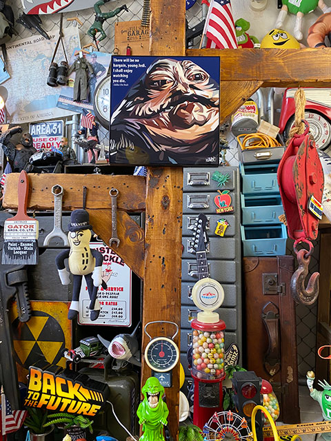 パナソニック スターウォーズ ジャバ・ザ・ハット 駅貼りポスター A2 そういえばこのスパーキーの2枚組駅貼りポスターもありました