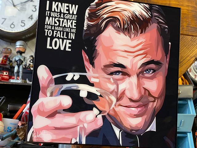 【新品 特大サイズ No 37】 ポップアートパネル レオナルド ディカプリオ レオナルド・ディカプリオ ポップアートフレーム #008の通販