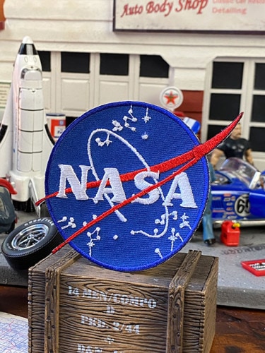 NASA　アメリカ航空宇宙局オフィシャル　ロゴワッペン　（ミートボール）|NASA|ワッペン