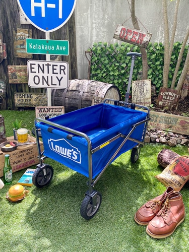LOWE'S　ロウズ　フォールディングカート　折りたたみ式キャリーカート|おもしろアウトドアグッズ|アウトドア