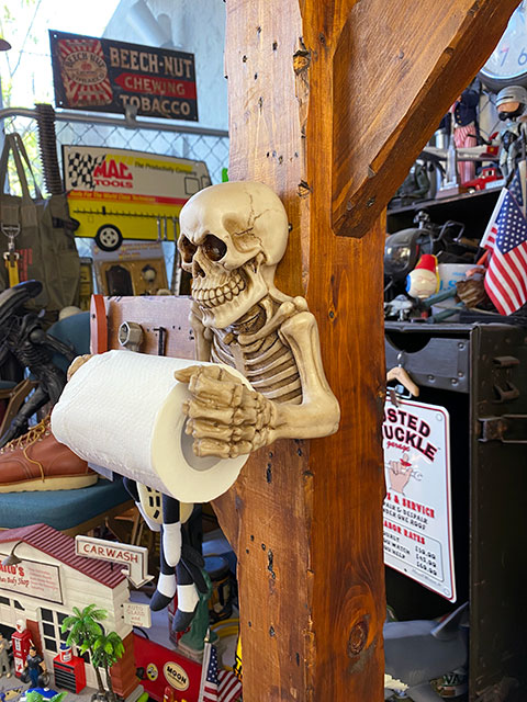 スカル トイレットペーパーホルダーの通販・販売 | アメリカ雑貨の  