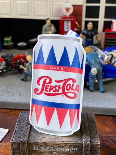 ペプシ オフィシャルロゴステッカー （70年代ロゴ/ラウンド）の
