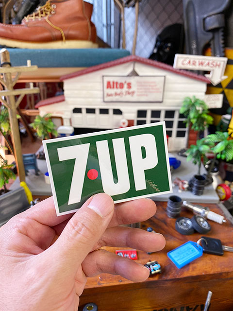 70年代　セブンアップ　アドバタイジング　ディスプレイ　バッグ　タオル 70年代 セブンアップ アドバタイジング ディスプレイ バッグ