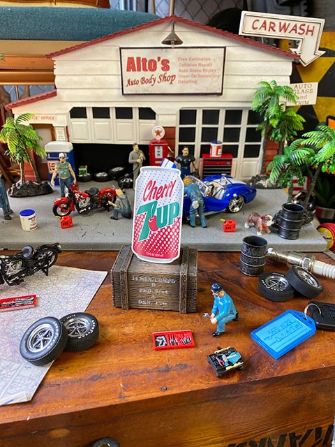 スーパーレア！ 70年代 セブンアップ オルゴール 缶 7up