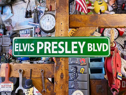 �֥�����������ץ쥹�꡼���̤�ס����ȥ꡼�ȥ�����ELVIS PRESLEY BLVD