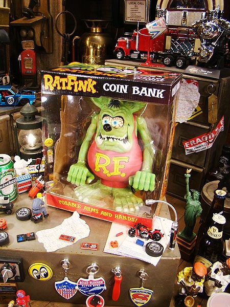 BIGラットフィンク約30cm RatFink】ラットフィンク/ビッグスタチュー/30cm 商品詳細