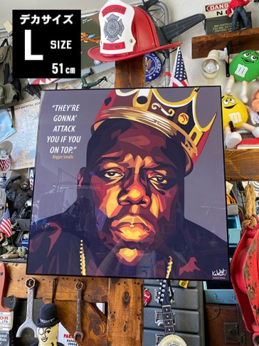 デカサイズ　Lサイズ　51cm　ノトーリアス　B.I.G.　ビギー・スモールズ　ポップアートフレーム|ポップアートフレーム|ポスターフレーム/アートフレーム