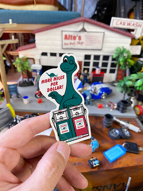 レア！アメリカン雑貨！ アメリカンカンパニーキャラクターステッカー （シンクレア）の