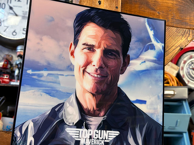 映画 トップガン マーヴェリック トム・クルーズ ポップアート