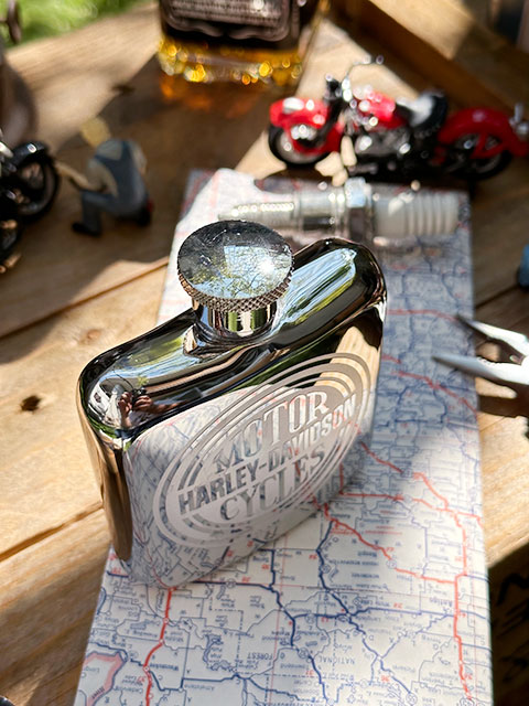 ハーレーダビッドソン サイクルロゴ フラスク 120mlの通販・販売