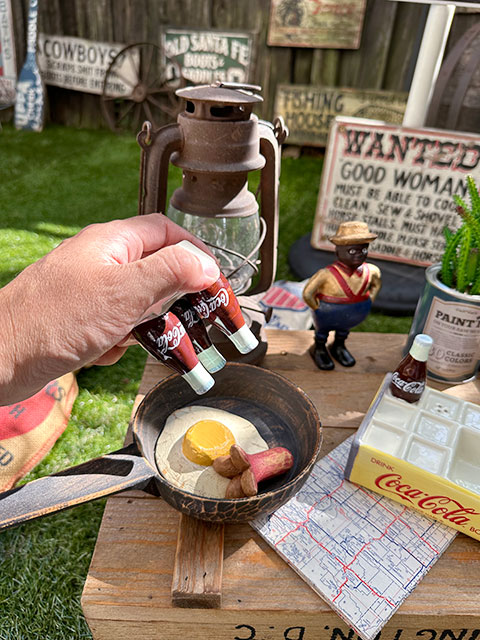 コカ・コーラ クレートボックス S&Pシェーカーボトル 陶器製の