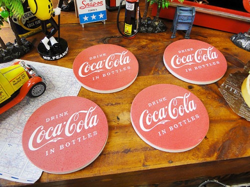 コカ・コーラブランド セラミックコースター4Pセット|テーブルウェア/キッチンツール|コカ・コーラグッズ