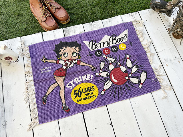 ベティ・ブープ コットンマット レギュラーサイズ （ボウリング）の