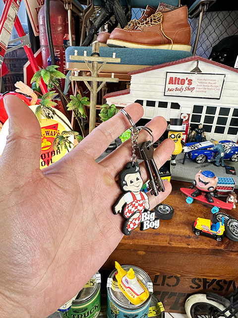 ビッグボーイ ラバーキーホルダー （スキップ）の通販・販売