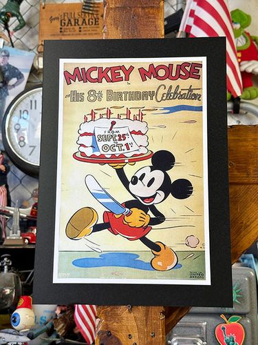 Hollywood Mickey（ハリウッドミッキー） ヴィンテージコート Apparence×Disney 美品 希少 激レア 80s ヴィンテージ フェイクファー