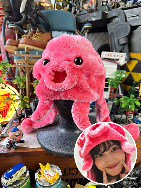 乃木坂46 山下美月さんも愛用！ 大阪名物 アニマル帽子 タコハットの