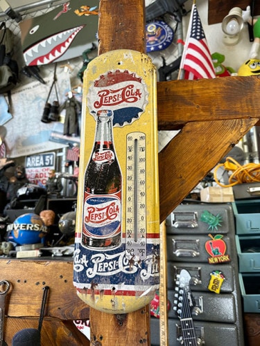 ペプシコーラ　サーモメーター　（ヴィンテージスタイル）|ドリンク系カンパニーグッズ|カンパニーグッズ