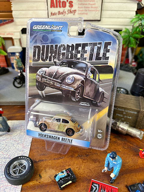 グリーンライト　限定モデル　Dung Beetle　1966年フォルクスワーゲン・ダンビートル　ミニカー　1/64スケール　 リミテッドエディション-CandyTower