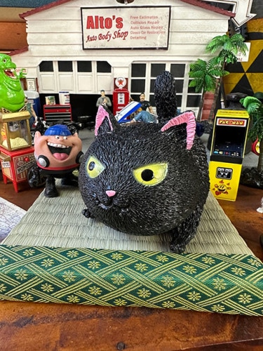 ぷにぷにニャンコちゃん　（黒猫）　ストレスボール　※ミニ畳は別売です|アメキャラ/人形/おもちゃ|もはや店長すら迷子になるアメ雑ジャングル