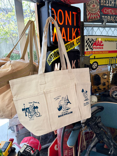 ミシュラン　6ポケット　トートバッグ　（パリス）|バッグ/トート/リュック/ポーチ|男の秘密基地作りに！ガレージング雑貨