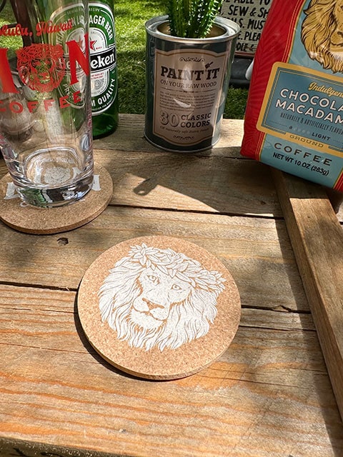 LION COFFEE ハワイ　ライオンコーヒー オリジナル　ステッカー　L判 LION COFFEE ハワイ ライオンコーヒー オリジナル ステッカー L判 LION