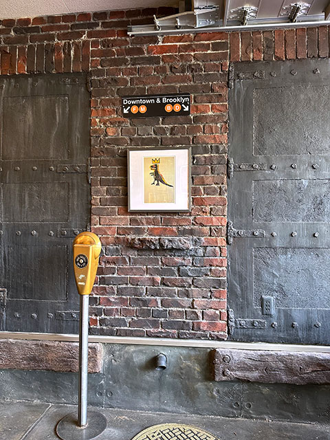 バスキア アートフレーム （Pez Dispenser 1984） ジャン=ミッシェル