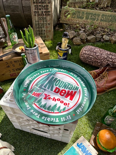 マウンテンデュー　サービングトレイ　（70年代ロゴ）|ドリンク系カンパニーグッズ|カンパニーグッズ