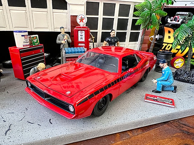 □JADA TOYS 1/24 1973 PLYMOUTH 放り出す BARRACUDA□ プリムス