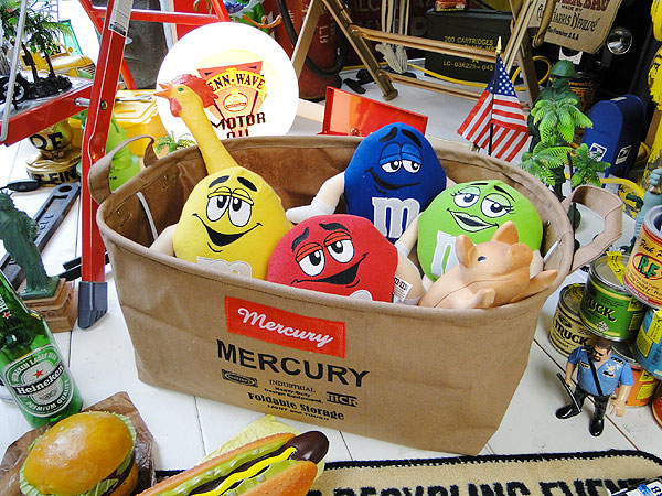 マーキュリー キャンバス オーバルバケツ Sサイズ （ブラウン）の通販