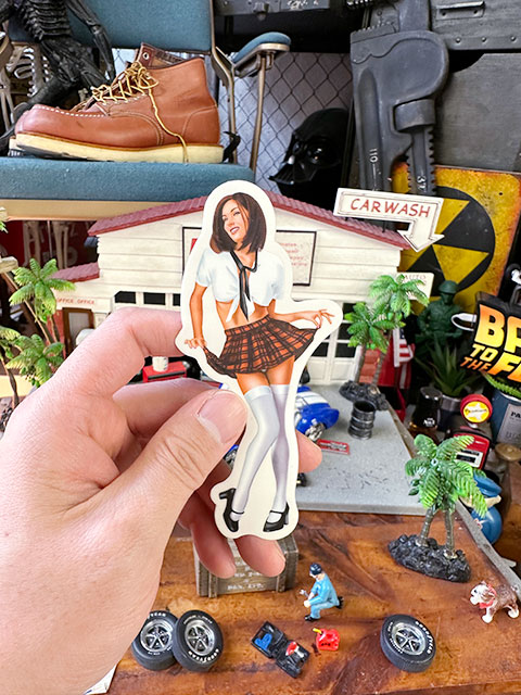 ピンナップガールステッカー NO.26ガール （Mサイズ）の通販・販売