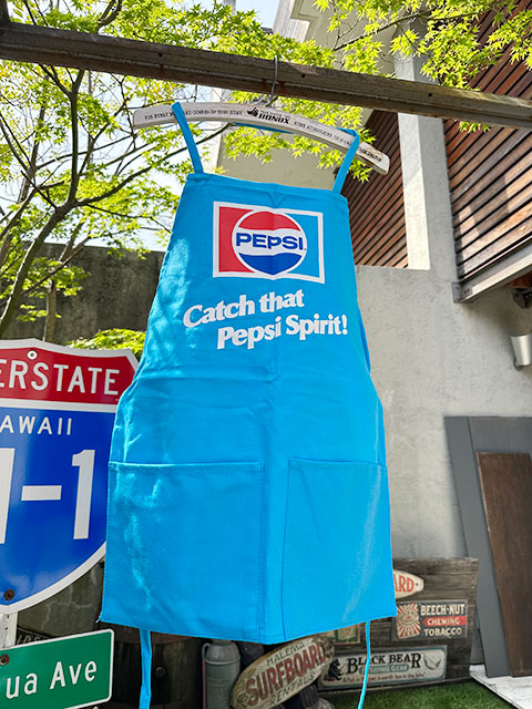 ペプシ エプロン （ブルー）の通販・販売 | アメリカ雑貨のテーマ 