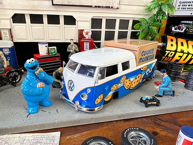 ビンテージ キッズチェア2脚 セサミストリート クッキー