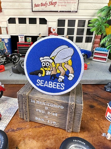 U.S.ネイビー　シービーズ　ミリタリーワッペン　（ラウンド）|ミリタリー|ワッペン