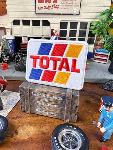 トタル　ワッペン　TOTAL|ワッペン|男の秘密基地作りに！ガレージング雑貨