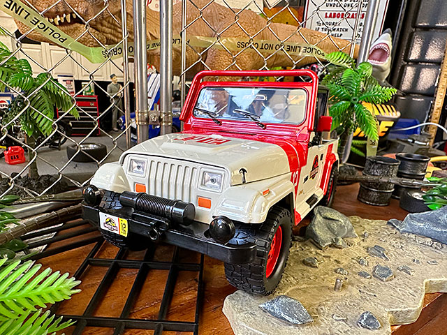 映画 ジュラシックワールド スタッフ用 ジープ ラングラーミニカー Jada 映画 ジュラシックワールド JPスタッフ ジープ ラングラー