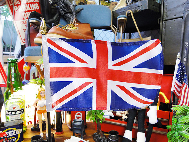 ユニオンジャック ミニフラッグ+スタンド付き （ヘヴィータイプ）の