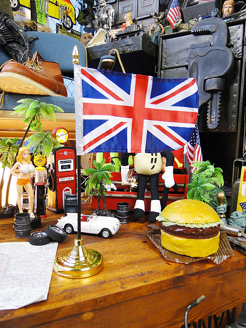 ユニオンジャック ミニフラッグ+スタンド付き （ヘヴィータイプ）の