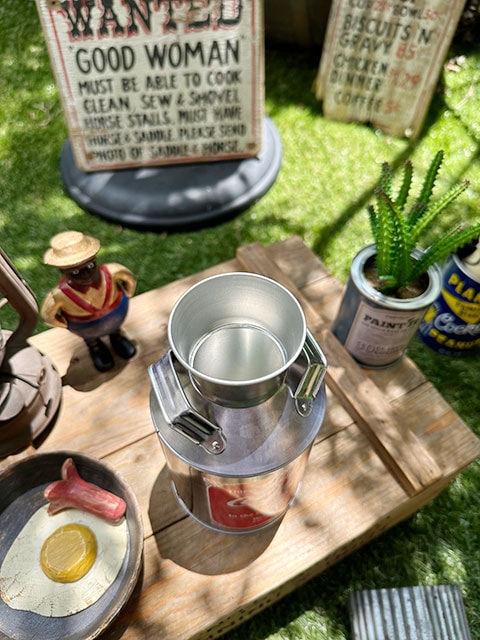 コカ・コーラ ミルク缶オブジェ （ガルバナイズド）の通販・販売