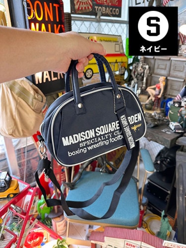 マジソンバッグ　Sサイズ　（ネイビー）　ショルダーストラップ付き|バッグ/トート/リュック/ポーチ|男の秘密基地作りに！ガレージング雑貨