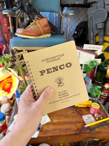 PENCO　ペンコ　ダブルリングノート　Mサイズ　7mm　罫線　コイルノート　（ナチュラル）　単品　HIGHTIDE　ハイタイド|文房具/ボールペン/フォトフレーム|もはや店長すら迷子になるアメ雑ジャ
