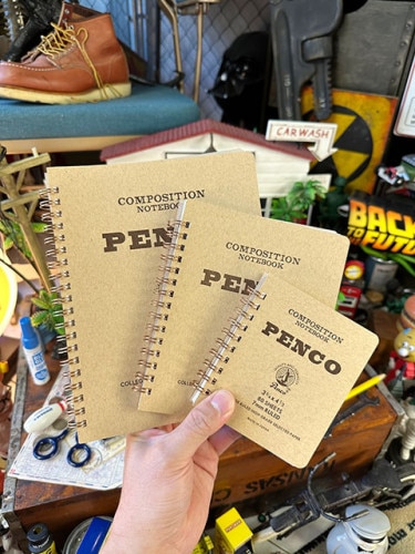 PENCO　ペンコ　ダブルリングノート　S+M+Lの3冊セット　7mm　罫線　コイルノート　メモ帳　（ナチュラル）　HIGHTIDE　ハイタイド|文房具/ボールペン/フォトフレーム|もはや店長すら迷子